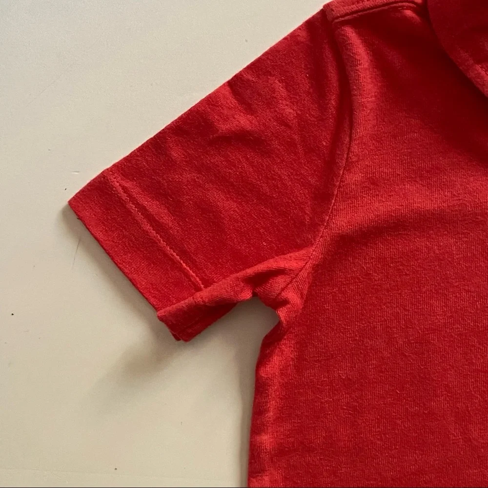 OshKosh B'gosh boys shirt size 2T Red Polo new NWT cotton Blend 24 months